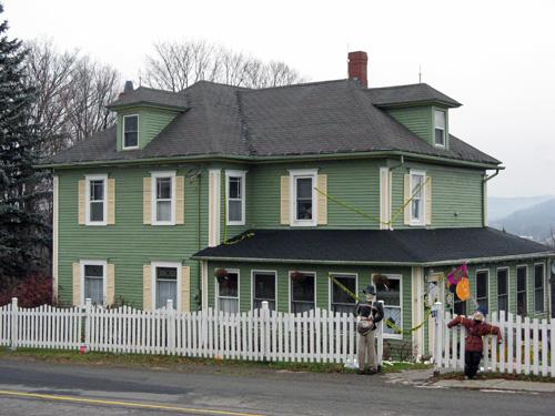 View of the Andrew and Laura McCain House on Riverview Drive; Town of Florenceville-Bristol
