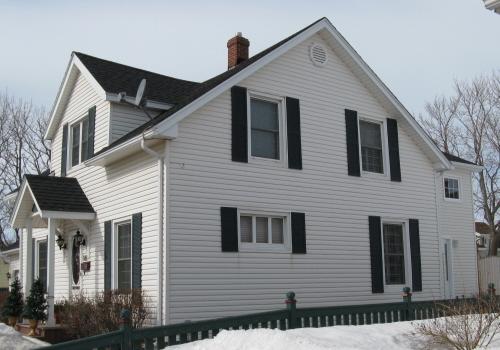 Showing east elevation; Wyatt Heritage Properties, 2009