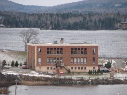 Rear view of the inn taken from Principale Street; Madawaska Planning Commission