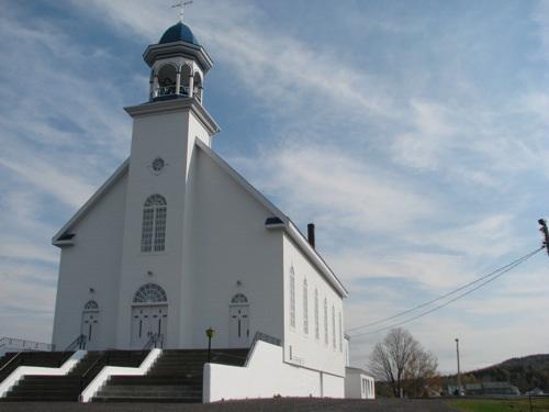 Front view of the church taken from the parking lot; Madawaska Planning Commission