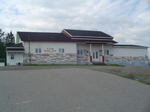 The central portion of the Golden Age Club is the former Saint-François School, built in 1945; Madawaska Planning Commission