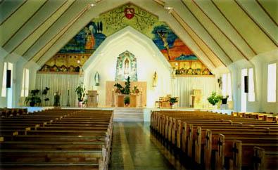 Interior of the church; Madawaska Planning Commission