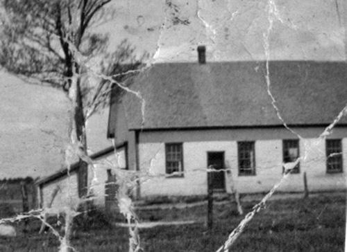 Historic image of the first school; City of Dieppe