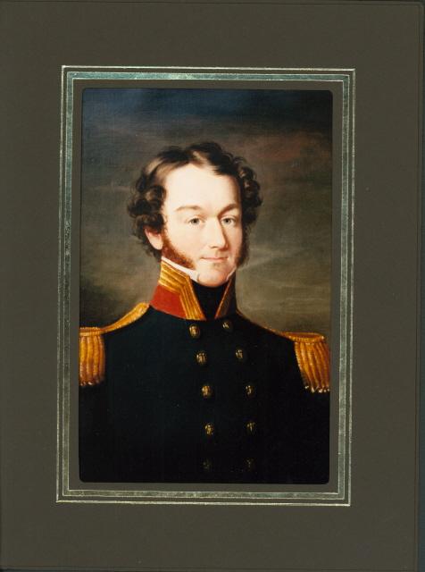 Showing Henry Wolsey Bayfield in blue captain's uniform; Henry Wolsey Bayfield Collection, Acc. # 4156, PARO/PEI
