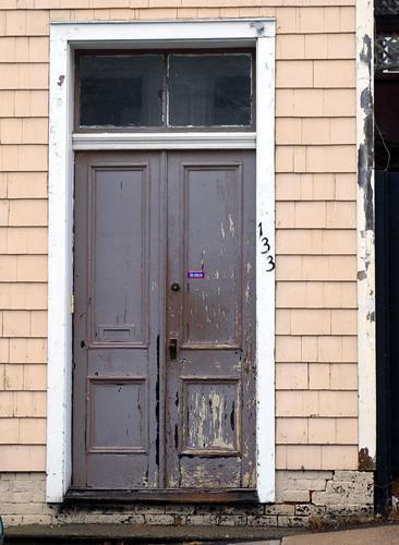 This image shows the main entrance of the building; City of Saint John