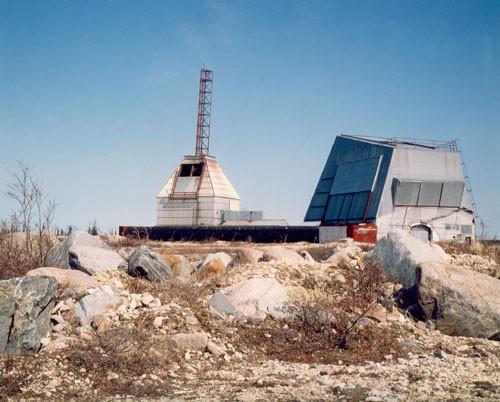 General view of the Churchill Rocket Research Range, showing its special-purpose buildings and structures in their as-found designs, materials and construction technology.; Parks Canada Agency/Agence Parcs Canada.