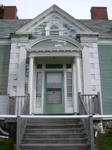 This photograph shows the entrance of the building, 2007; Town of St. Andrews
