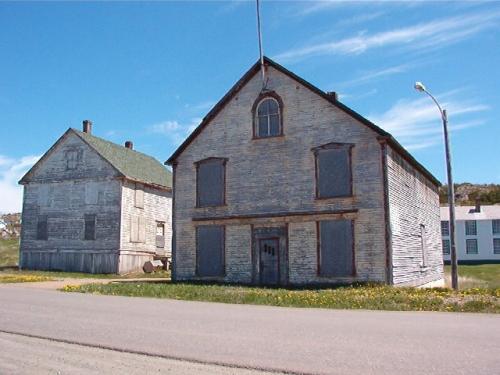 View of the Ashbourne premises showing both the retail shop and office building, Twillingate, NL. Photo taken June 2007.; Sid Woolfrey/ HFNL 2007