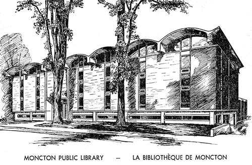 Front cover artwork for Moncton's 1963 telephone directory; Moncton Museum