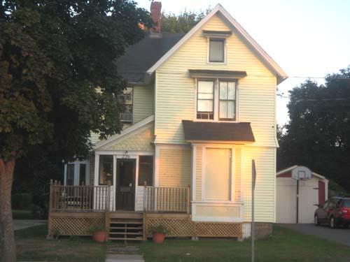 Dwelling situated on the east side of the street in view of Wilmot Park; City of Fredericton