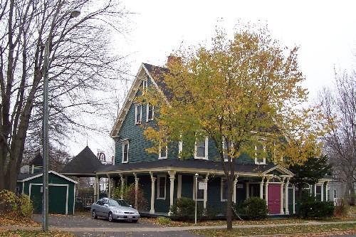 806 George Street, showing wrap-around veranda; City of Fredericton