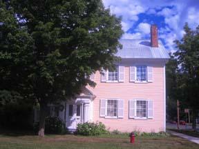 This Georgian style dwelling fronts upon the east side of Smythe Street; City of Fredericton