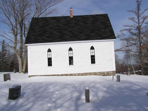 Bayview United Church, Side Elevation, 2004; Municipality of the District of Digby, D. Thurber, 2004