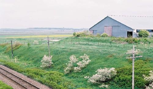 General view of Fort Lawrence National Historic Site of Canada, showing the dairy barn, 2003.; Parks Canada Agency / Agence Parcs Canada, Philip Goldring, 2003.