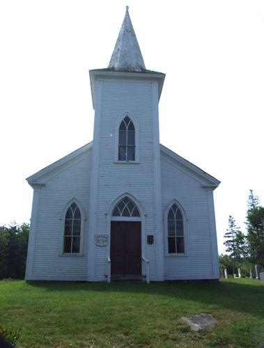 Front elevation, Goat Island Baptist Church, Upper Clements, Nova Scotia, 2009.
; Heritage Division, NS Dept. of Tourism, Culture and Heritage, 2009