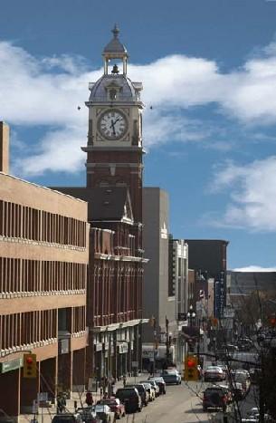 Market Hall and Clock Tower after restoration, 2004; City of Peterborough, 2004