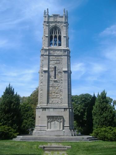 Front view of the Davella Mills Carillon; Callie Hemsworth, 2008