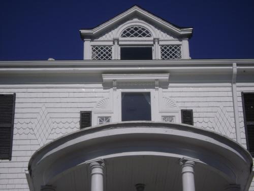 This photograph illustrates the dormer, 2008; Town of St. Andrews