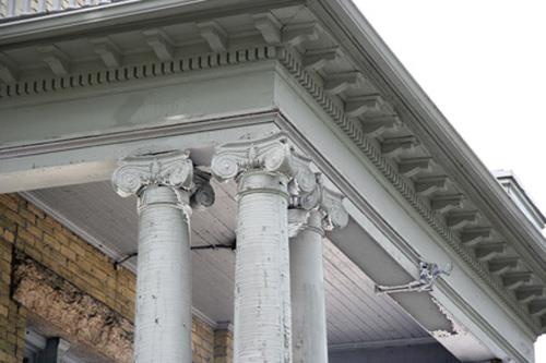 Detail of St. Boniface Normal School, Winnipeg, 2007; Historic Resources Branch, Manitoba Culture, Heritage and Tourism, 2007