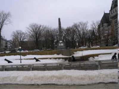 View of the Jardins des Gouverneurs.; Parcs Canada | Parks Canada