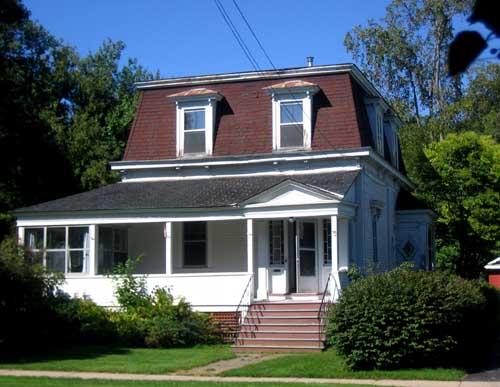 North side of dwelling; City of Fredericton