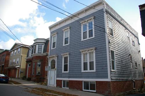 This image shows the contextual view on the building; City of Saint John, 2007