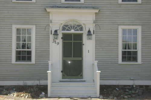 This photograph shows the entrance to the building, 2009; Town of St. Andrews
