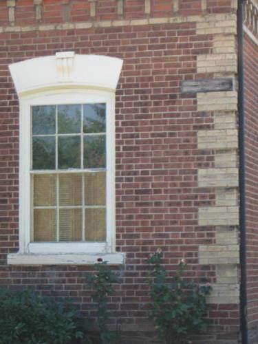 Featured is the six over six window with segmental window head with console keystone.; Beatrice Tam, 2008.