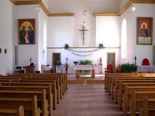 Intérieur de l'église de Saint-François; Conseil du patrimoine religieux du Québec, 2003