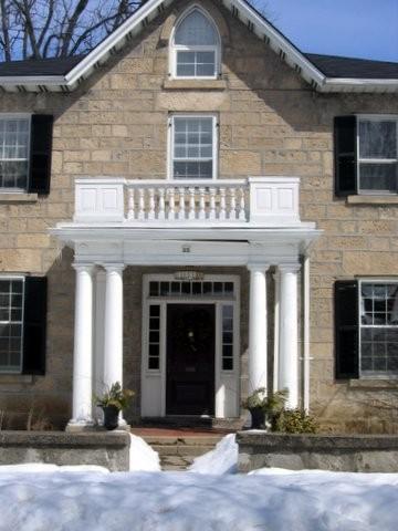 Featured is the front porch.; Mary Tivy, 2008.