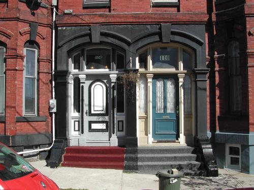 This photograph shows the entrances of the complex, 2007; City of Saint John