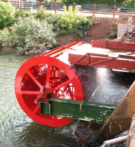 Showing detail of water wheel; Province of PEI, Carter Jeffery, 2008