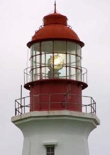 View of the Light Tower, showing the circular iron lantern, 2003.; Peter Hsu, 2003.