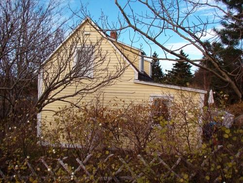View of the right facade of Morgan House, Seal Cove, CBS, NL.; HFNL 2009