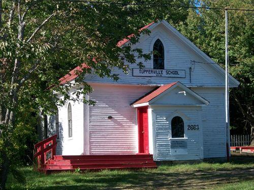 Tupperville School Museum, Tupperville, N.S., northwest elevation, 2009.; Heritage Division, NS Dept. of Tourism, Culture and Heritage, 2009