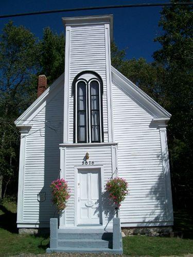Milford United Baptist Church, Milford, NS, front elevation, 2009.; Heritage Division, NS Dept. of Tourism, Culture and Heritage, 2009