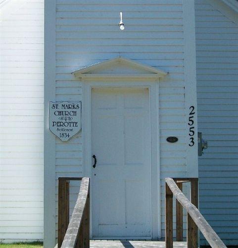 St. Mark's Anglican Church, Perotte, N.S., front entrance, 2009.