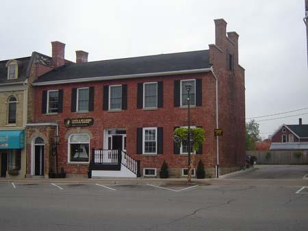 Of note are the symmetrical proportions and the simple, yet elegant brick detailing.; Kayla Jonas, 2007.