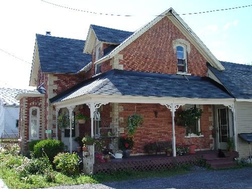 side elevation of The Beggs House; RHI 2006