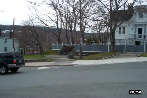 Plaque location.; Parks Canada
