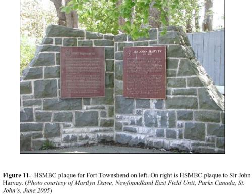 Plaque; Parks Canada