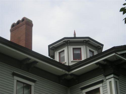 Octagonal belvedere, General Manager's House, Westville, Nova Scotia, 2005.
; Heritage Division, NS Dept. of Tourism, Culture and Heritage, 2005.