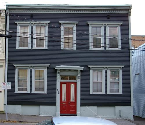 This image shows the front façade of the building; City of Saint John