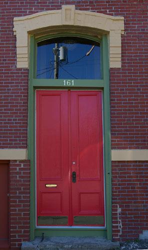 This image shows the main entrance to the building; City of Saint John
