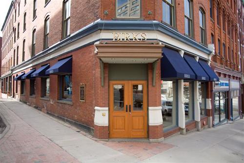 View of the storefront at the corner of King Street and Canterbury Street.; Commercial Properties Limited