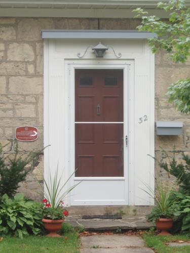 Featured is the central entrance.; Paul Dubniak, 2008.