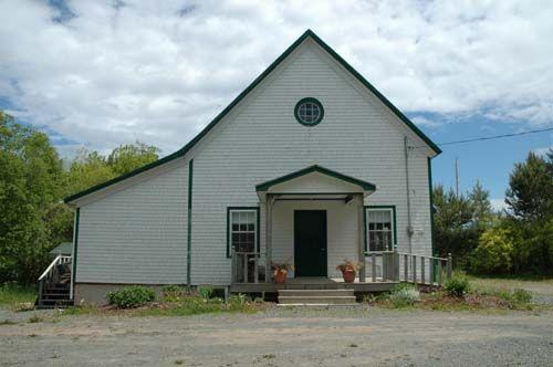 Front perspective, Cape George Heritage School Museum, Cape George, Nova Scotia, 2009.; Heritage Division, N.S. Dept. of Tourism, Culture and Heritage, 2009