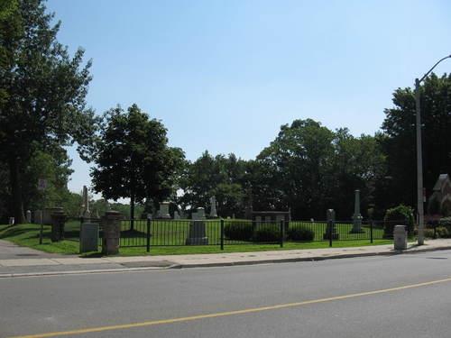 Featured is the cemetery.; Beatrice Tam, 2008.