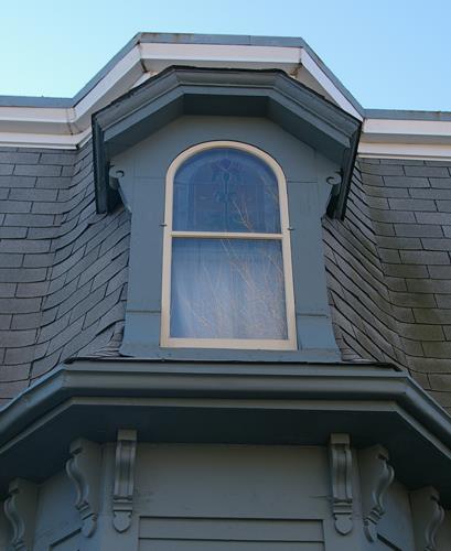 This image shows the details of the dormer; City of Saint John, 2007