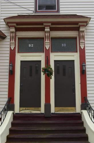 This image shows the entrance to the residence; City of Saint John